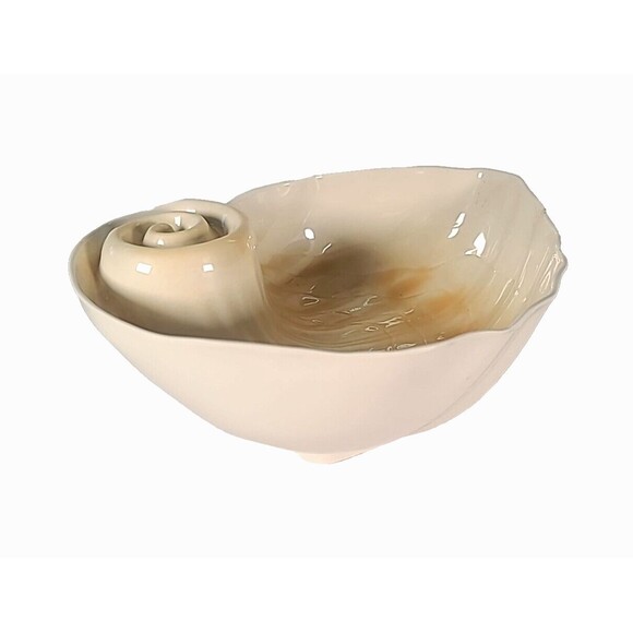 Vintage Melamine Seashell Serving bowl Beachy Coastal 80's - Picture 6 of 10